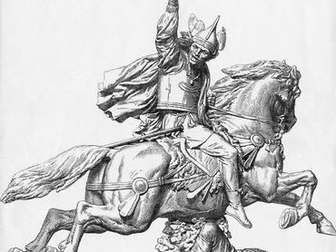 Chieftain of the Arverni tribe, Vercingetorix (82 BC - 46 BC), circa 46 BC. (Photo by Kean Collection/Getty Images)