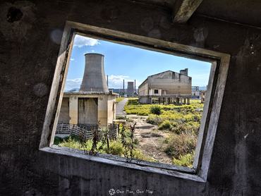 Elhagyatott albán kommunista gyár