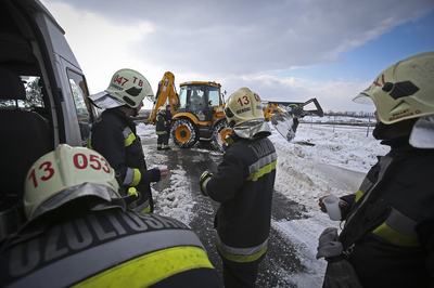 katasztrófavédelem mentés havazás