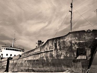 SS Ourang Medan hajó, mely az 1940-es években szállt tengerre