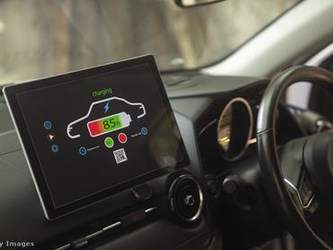 elektromos autó töltöttség kijelzése