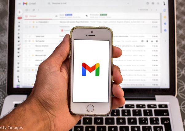 gmail telefon képernyő laptop kép