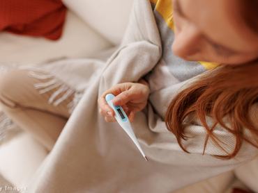 beteg lázmérő ágy