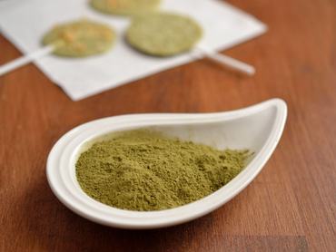 Matcha por egy tálkában