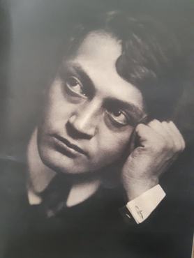 Ady Endre könyöklős portréja