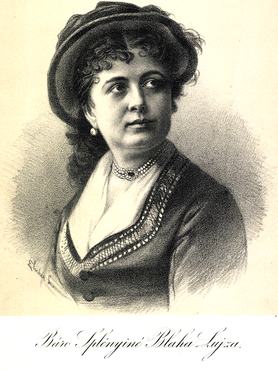 Blaha Lujza portréja, 1900 körül