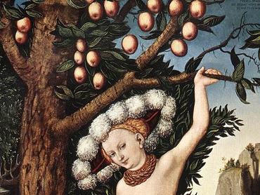 Lucas Cranach festménye, a kép címe Cupido panaszkodik Vénusznak