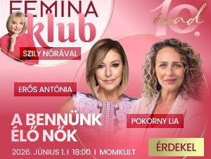 FeminaKlub_junius esemény, a képen Erős Antónia és Pokorni Lia