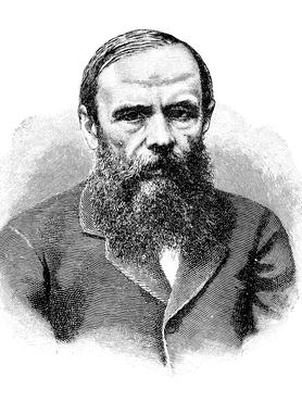 Illustration of a Fyodor Dostoevsky
