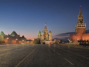 Kremlin, Saint Basil's Cathedral, and Red Square, Moscow, Russia