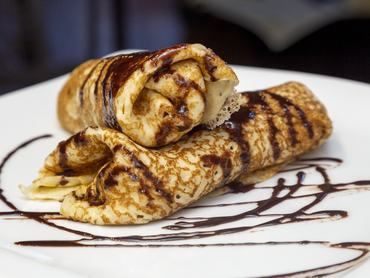 Palacsinták a tányéron