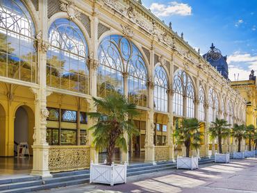 Marienbad fürdőházának folyosója
