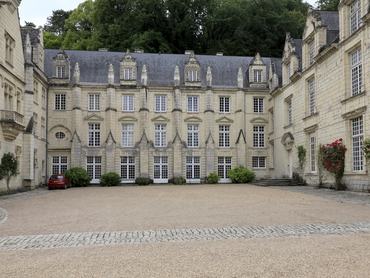 Château d’Ussé belső udvara