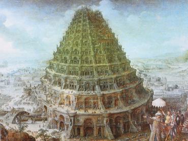 Marten van Valckenborch (1535–1612): A Bábel tornya. Történelmi témájú, digitálisan restaurált reprodukció egy 19. századi eredeti alkotásról, a pontos keletkezési dátum ismeretlen. (Fotó: Bildagentur-online / Universal Images Group / Getty Images)