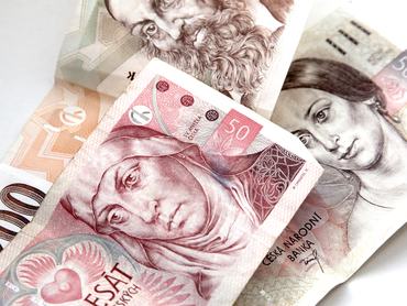 Czech currency notes
