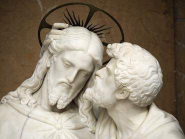 júdás jézus szobor