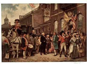 George Washington beiktatása Philadelphiában, Jean Leon Gerome Ferris festménye