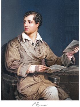 Copyright has expired on this artwork. From my own archives, digitally restored.English poet, one of the leading figures of the Romantic movement, Byron is regarded as one of the greatest English poets.
