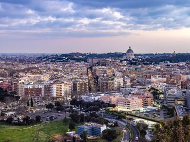 Rome at sunset
