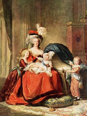 Marie Antoinette gyermekeivel