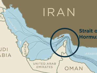 Maritime traffic in the Strait of Hormuz