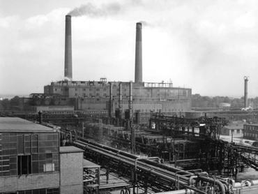 Fotó Hydrierwerk Pölitz 1942-ből