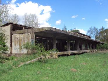 Hydrierwerke Pölitz maradványai
