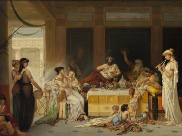 Pierre Olivier Joseph Coomans: Római bankett