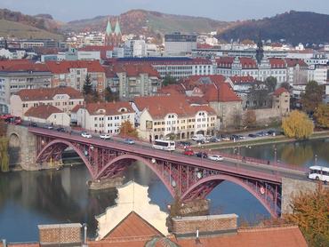 Légifelvétel a szlovéniai Mariborról.