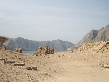 Az ománi Telegraph szigeti táj