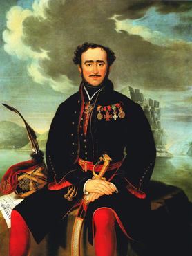 Széchenyi István portréja, színes festmény