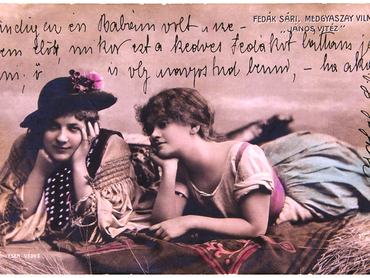 medgyaszay vilma és fedák sári egy korabeli képeslapon