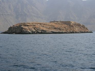 Az ománi Telegraph sziget