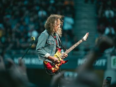 Metallica koncert a Puskásban - Kirk Hammett gitáros