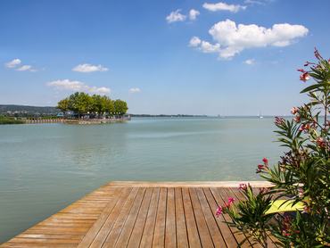 Balatoni strand Keszthelynél