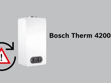 Egy Bosch Therm 4200 típusú gázüzemű vízmelegítő