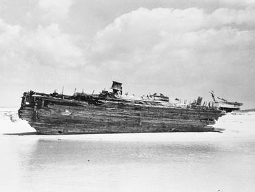 a carrol a deering kísértethajó észak-karolina partjainál