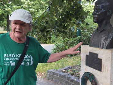 Gede Márton, az Első kézből a hajléktalanságról program-koordinátora.
