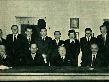 A Baumgarten-díj kurátorai és nyertesei, Köztük Kádár Erzsébet írónő (1940)