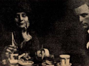 Kaffka Margit írónő és férje, Bauer Ervin biológus 1914-ben
