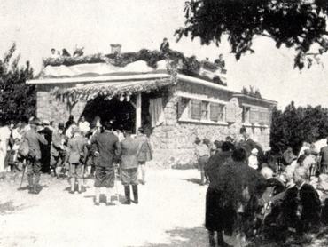 A Kő-hegyi menedékház megnyitó ünnepsége 1933-ban