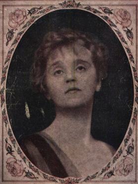 medgyaszay vilma színésznő portréja a Színházi Élet címlapján, 1916