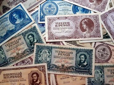 Különböző címletű pengők