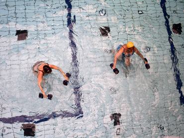 Vízitorna a budapesti Gellért gyógyfürdőben